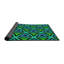Tapis vert/bleu à motifs Donnelle-456592861
