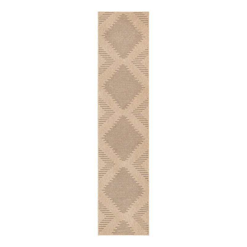 Geometric Indoor Rug, Runner 2'9" x 12'