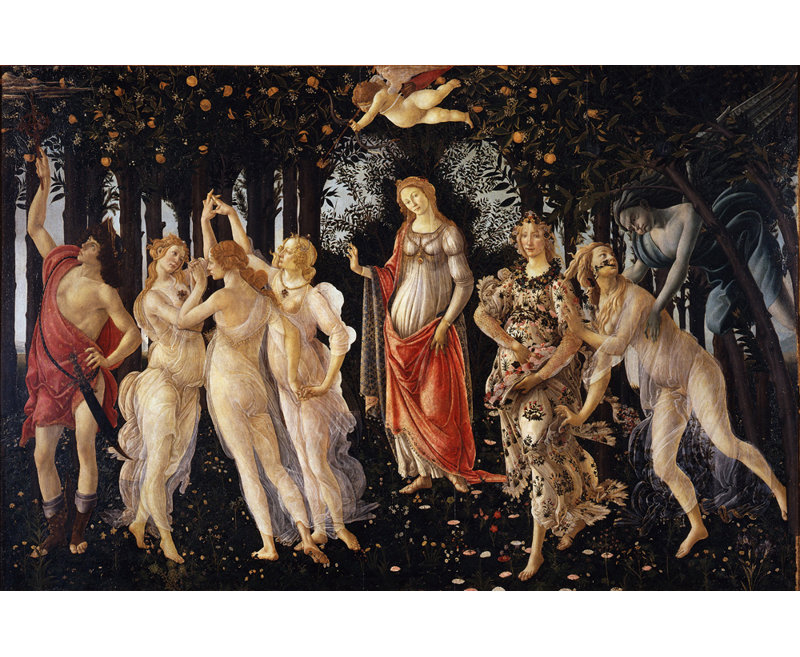Allégorie du printemps, H 16 po x l 24 po