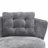 Sofa Loveseat Sofa Upholstered Couch With  Metal Legs, Two-Seat Sofa-1998469252