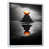 White Floater Framed