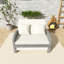 Chaise longue double avec dossier et coussins réglables-776007948
