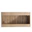 Meuble-lavabo 48 po avec lavabo en résine et armoire d'appoint - charnières décoratives modernes-130431094