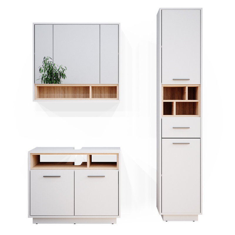 Bettysue Bathroom Furniture Suite, White
