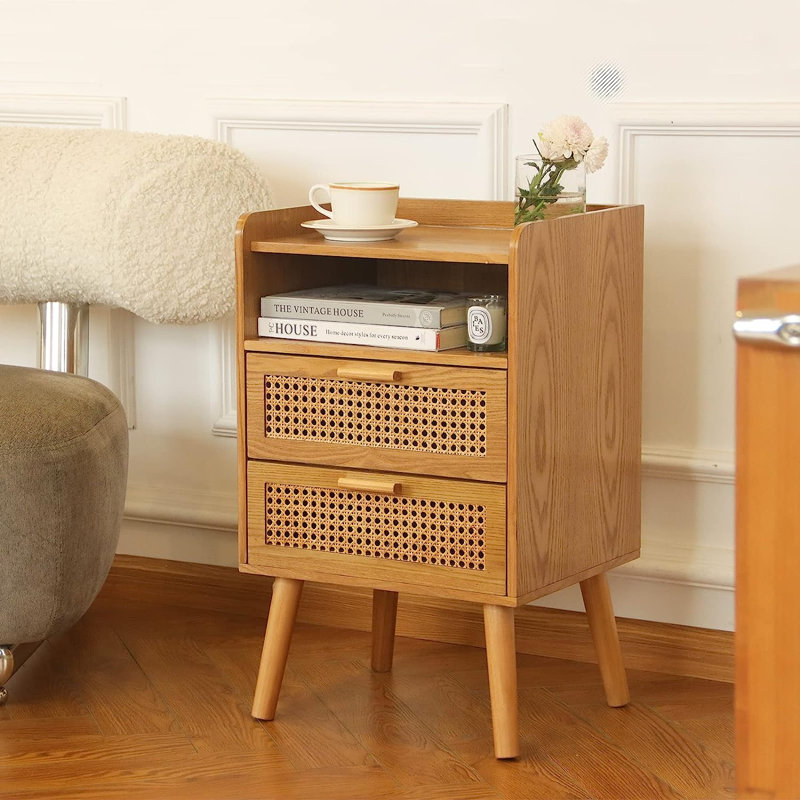 Arneita 15.75'' W Nightstand, Brown