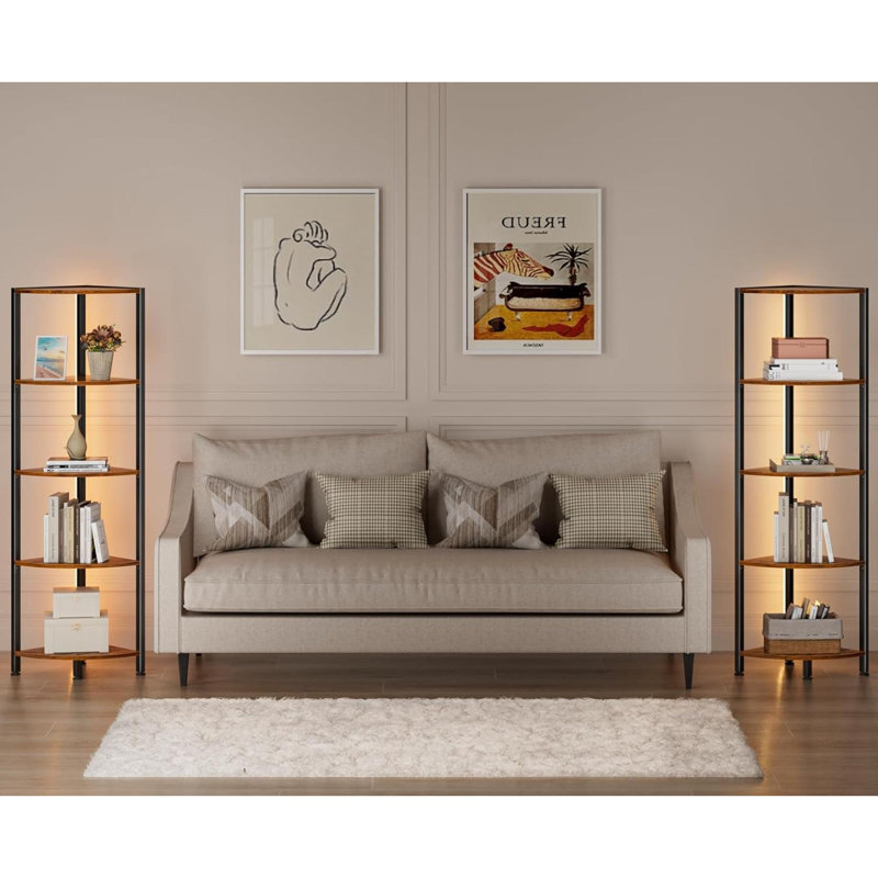 Moneeka 11.8'' W Steel Shelving Unit
