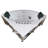 59.13'' x 59.13'' Whirlpool Acrylic Bathtub