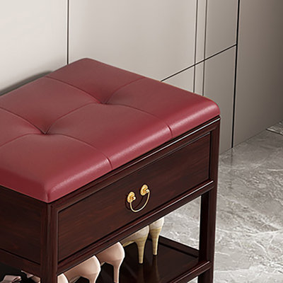 23.6in Retro style Shoe Storage Bench