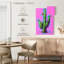 Harnek cactus sur rose vif-108448728