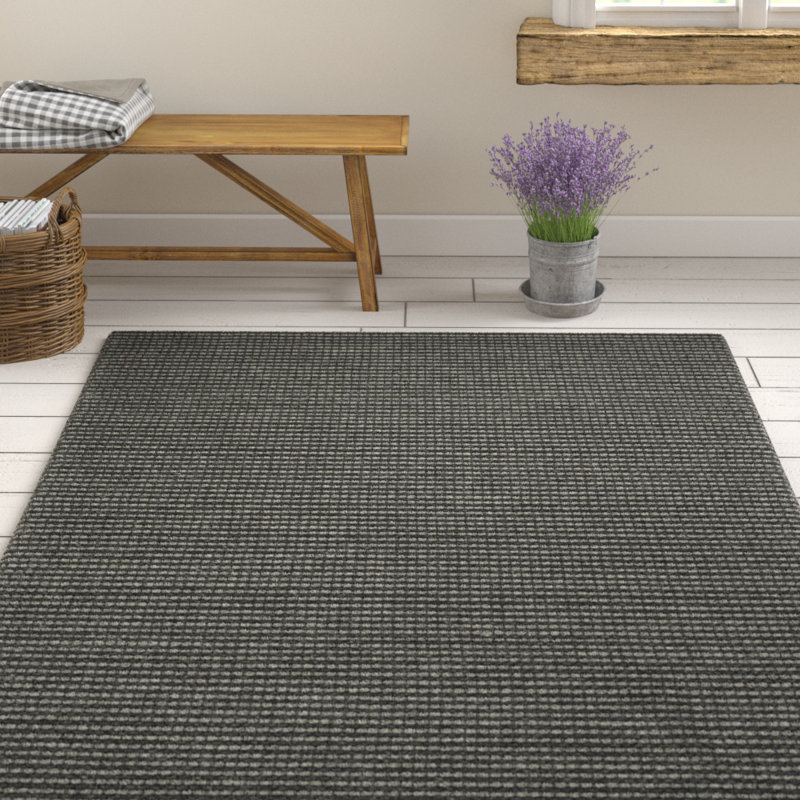 Steffen Hand-Woven Striped Area Rug, Rectangle 6' x 9'
