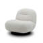 Méridienne pivotante en tissu crème 33 po