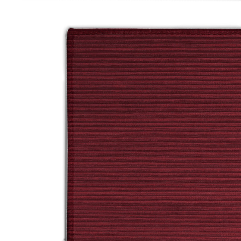 Tapis intérieur / extérieur rouge HorizontalStripes, Rectangle 4pi x 6 pi