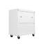 Armoire de garage roulante en blanc-1440785373