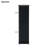63" Tall Bathroom Storage Cabinet With Glass Doors, Free-Standing, Two Drawers, And Adjustable Shelves, MDF Board, Painted Black -  For Displaying Your Favorite Items-1375480677