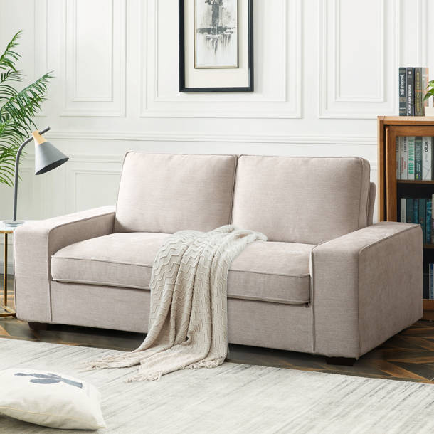 Wade Logan® Belosic 63'' Upholstered Loveseat & Reviews | Wayfair