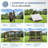 6FTx6FT Screen Room with Mosquito Netting, Hub Tent Instant Screened Canopy with Carrying Bag and Ground Stakes-105122752