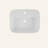 Rectangular Countertop Ceramic Wash Basin (White Finish) CUPC Certified