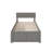 Daurice Solid Wood Platform Bed with Panel Footboard & Storage Drawers-352388110-352388336