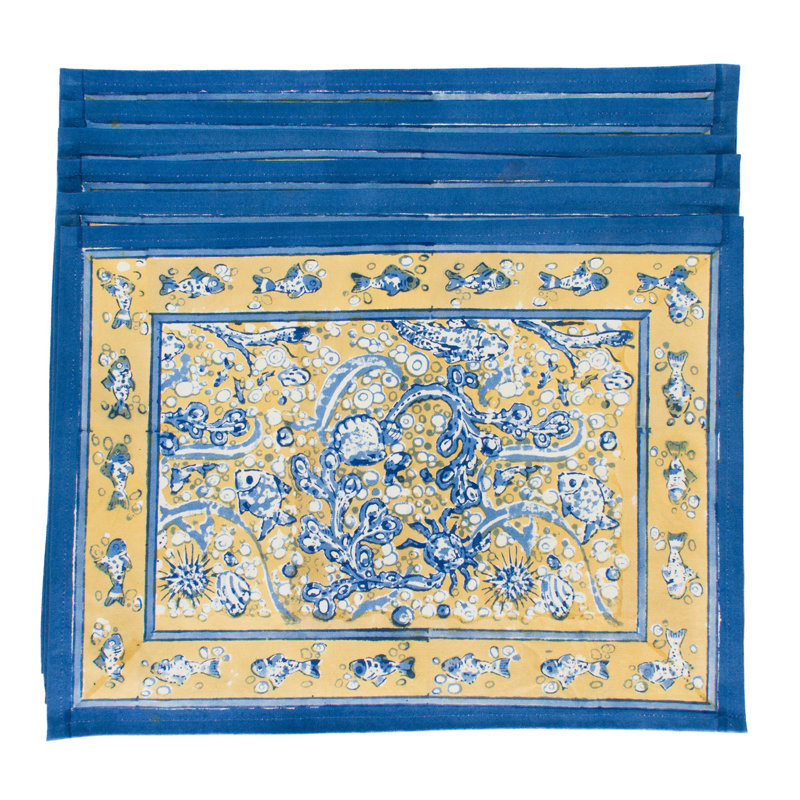 Pickering 100% Cotton Floral Rectangle Placemat