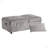 Alaisia 45.5" Modern & Contemporary Storage Bench with Velvet Fabric Upholstery, Adjustable Top, Pull-Out Ottoman-1556842667
