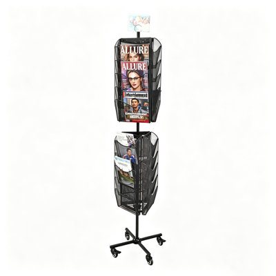 Porte-revues rotatif pour magazines Maicee
