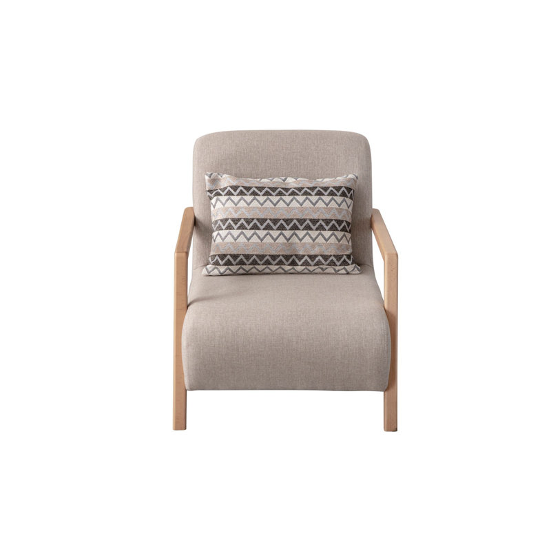 Fauteuil à oreilles, Crème