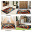  Tapis d'entrée antidérapant pour l'extérieur, 24 po x 36 po, mosaïque en pierre dégradée-131371823-131371825