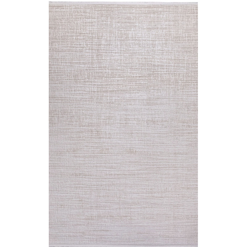 Luxurious Woven Carpet, Cream Color, 31.5 x 59.1 inches | 100% Acrylic, 2600 g/m², Pile Height: 0.5 inches | Cotton/Jute Sole, 1,150,000 Thread Points | Vacuum Safe, Spot Clean Only | Elegant Addition for Home Décor