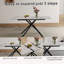 Table de salle à manger extensible avec rallonge rétractable, idéale pour plusieurs personnes, idéale pour les petits espaces de vie, alliant durabilité et style-723725803-723725801-723725806