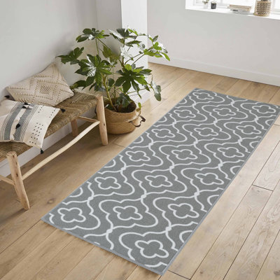 Havana Club Floral Trellis Anti Slip Washabale Hallway-Passage Corridor Kitchen Non Slip Doormats