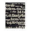 Text 3 Abstract - Single Picture Frame Print-22221023-22220999