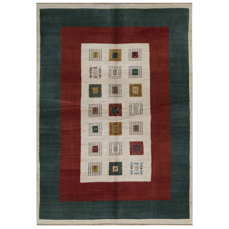 Hand-Knotted High-Quality Red Area Rug