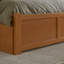 Lit plateforme en bois massif avec pied de lit et tiroirs de rangement Nantucket-96140420-96140421