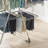 Gray Foldable Metal Clothes Rack, 55.7×22.8×36.8 Inches, With Non-Slip Feet. Suitable For Clothing/Bedding. Indoor And Outdoor Use. Space-Saving And Easy To Assemble.