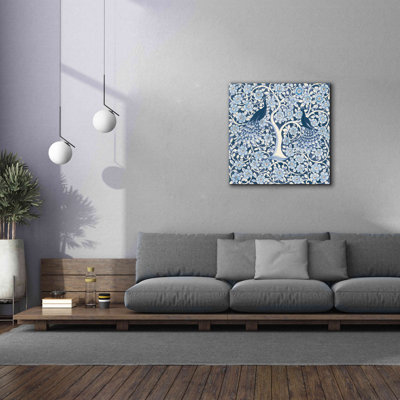 " Peacock Garden VII V2 " by Miranda Thomas Painting Print