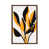 Classic Brown Wood Floater Framed