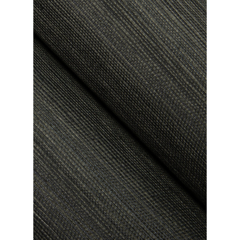 Papier peint en sisal Colcord, Noir