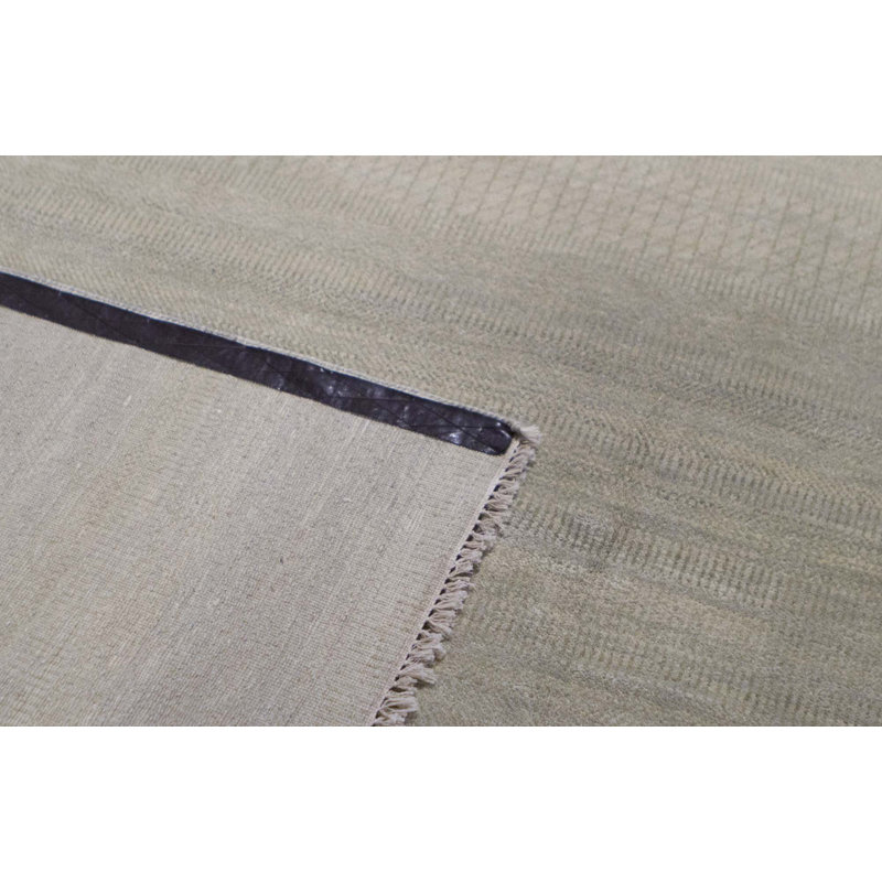 Tapis ivoire noué à la main de haute qualité