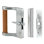 Gray Finish Sliding Door Handle Set, for Fullview Doors (Single Pack)