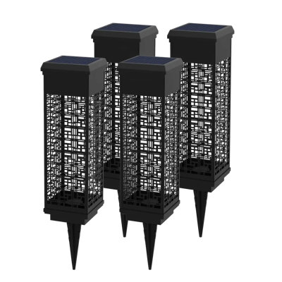 KODA Solar Hikari Square Bollard Light (4-Pack)