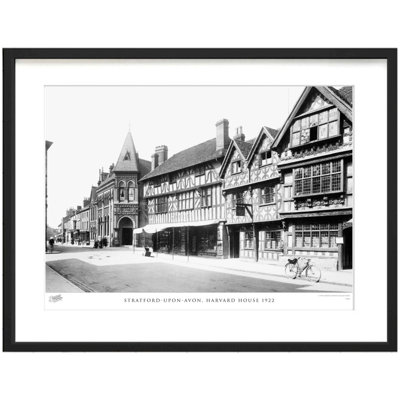 Stratford-upon-Avon, Harvard House 1922 by Francis Frith - Single Picture Frame Print