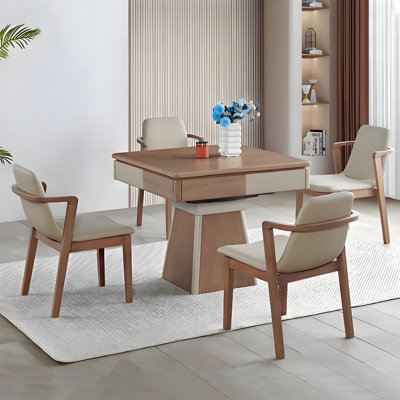 Solid Wood Automatic Multifunctional Mahjong Table for Chinese Rules
