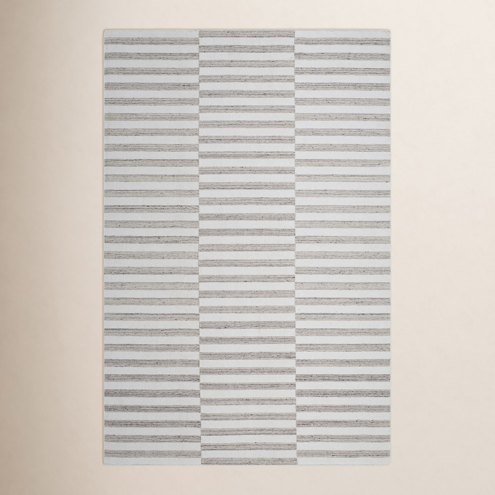 Ernie Hand-Woven Striped Rug, Rectangle 8' x 10'