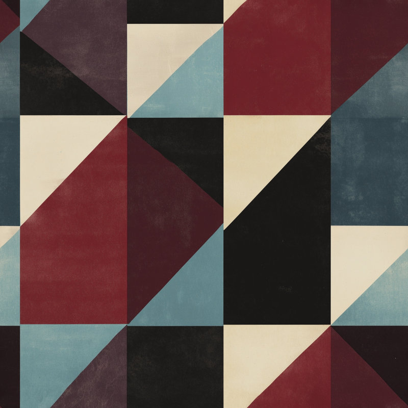 Papier peint moderne Mid Century, Peler et coller