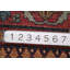 Tapis traditionnel à teinture végétale pré-1900 11 x 14