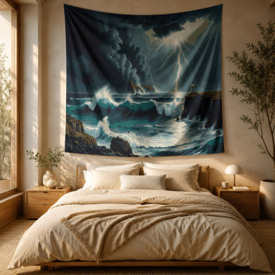 Tapisserie murale «Coastal Storm Season»