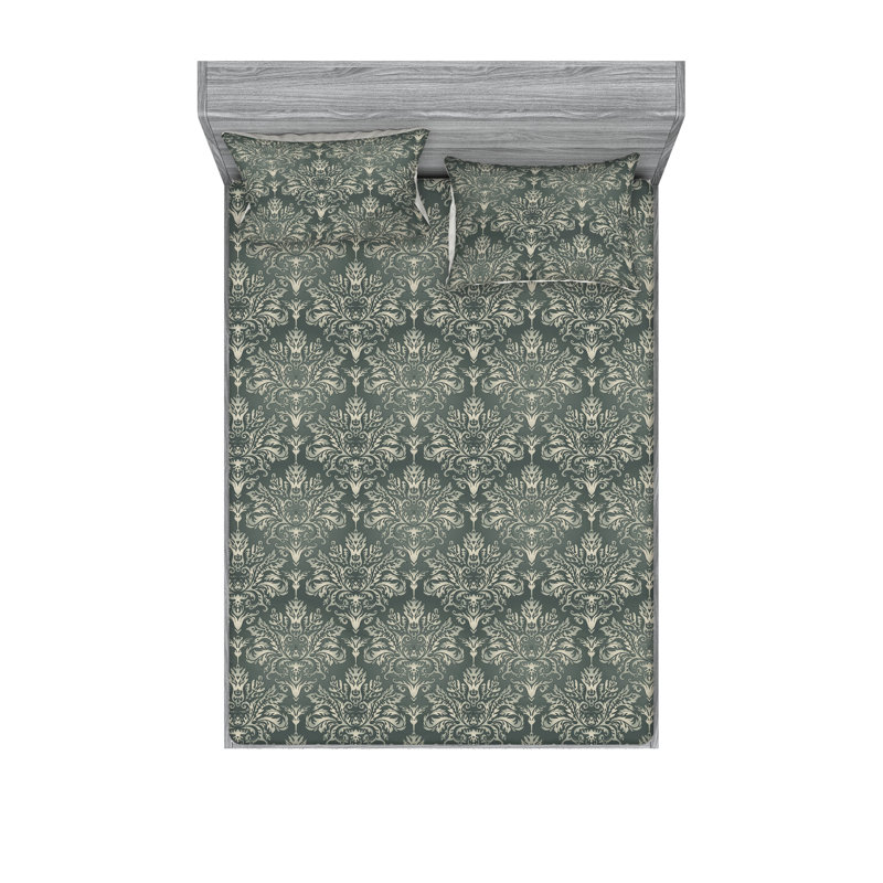Drap-housse et taie décorative Ambesonne, Ensemble de draps très grand californien avec 2 t