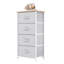 Commode en tissu à 4 tiroirs l 17,7 po Cecilio-653406054