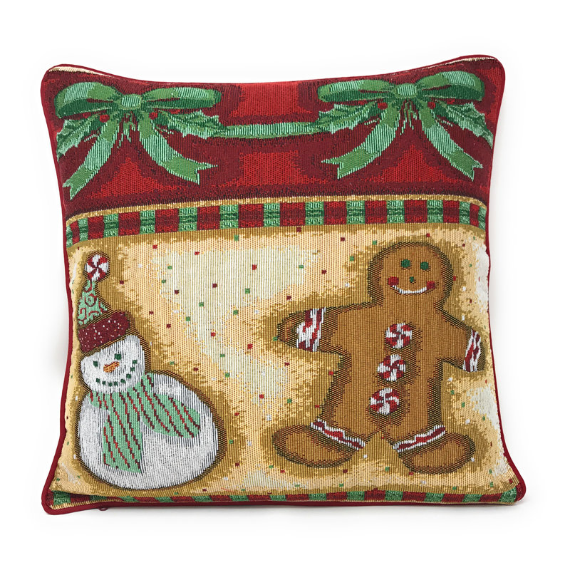  Gingerbread Sweets Throw Pillow
