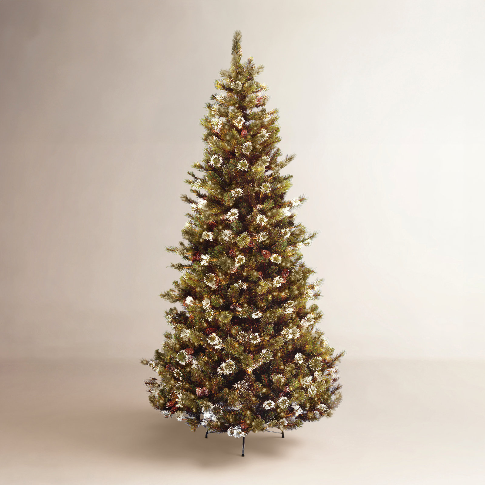 Slim 7.5' Pre-Lit Pine Tree